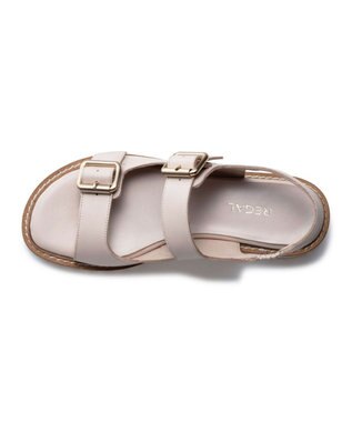 REGAL FOOT COMMUNITY 【リーガルレディース】F28R ダブルバックルサンダル サンダル アイボリー