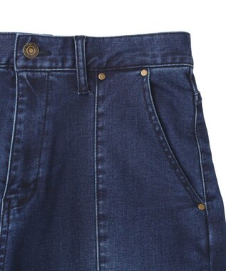 CRAFT STANDARD BOUTIQUE 裏起毛デニムワイドストレートパンツ Indigo