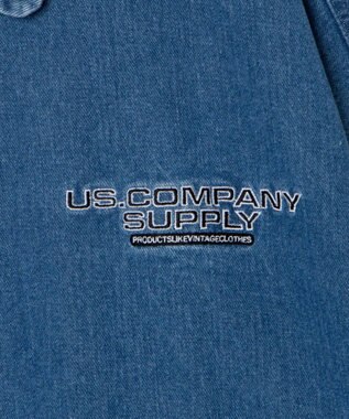 WEGO ヴィンテージスタジャン デニム淡色