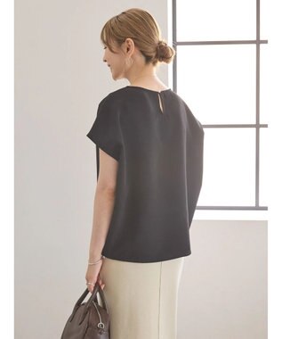 AMERICAN HOLIC 多機能フレンチスリーブブラウス Black