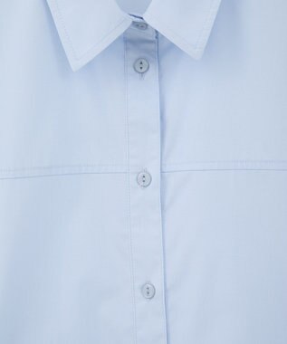 CRAFT STANDARD BOUTIQUE サイドベルトシャツ Sax