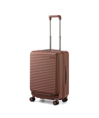 ACE BAGS & LUGGAGE EDGELINK クルーズボックスグリント スーツケース 52L フロントオープン 09142 エッジリンク ブラウン