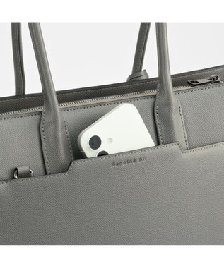 ACE BAGS & LUGGAGE W&.Day/Night スムーク トートバッグ A4サイズ 19192 ダブルアンドデイナイト ダークグレー