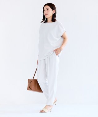 UNFILO サマーセットアップ テーパードパンツ アイスグレー