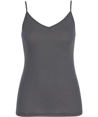 Wing インナー 【綿の贅沢オーガニック】 オーガニックコットン混素材 薄くて軽い キャミソール EL1056 ウイング／ワコール ダークブラウン