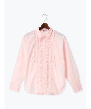 Te chichi フロントフリルシャツ ピンク