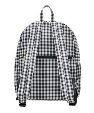 Maison de FLEUR ギンガムフロントリボンリュック Black