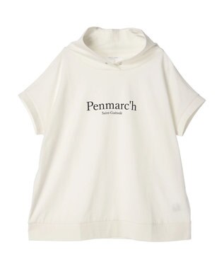 Green Parks フレンチスリーブ抜け襟カットプルオーバー Off White