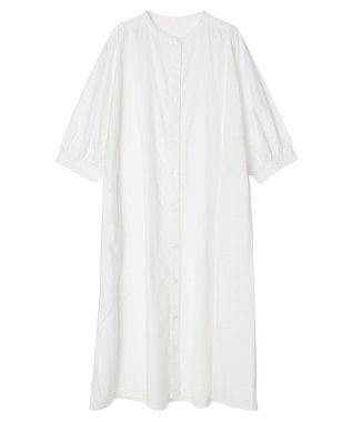 Green Parks Ｉ　切替ロングシャツワンピース Off White