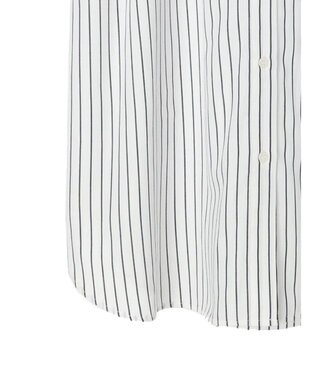 Green Parks ミドル丈シャツワンピース Navy