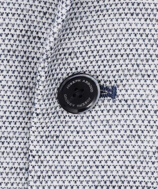 JOSEPH ABBOUD 【尾州産ジャージー/軽量/ストレッチ】ノルマンディーリネントップジャージージャケット ブルー系