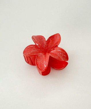 WEGO Lラメフラワーバンス レッド