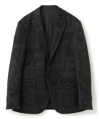 JOSEPH HOMME パッチジャガードジャージー　ジャケット グレー系3