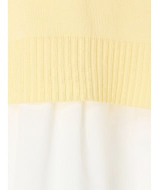 earth music&ecology ＳＥＴ２点Ｖネックベスト＋スタンドカラーチュニック Ivory