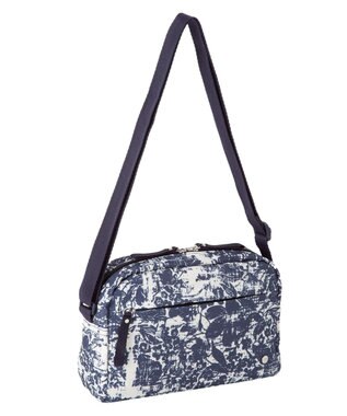 ACE BAGS & LUGGAGE hiromichi nakano フェズリ ショルダーバッグ  17521 ヒロミチナカノ ネイビー（フラワー）