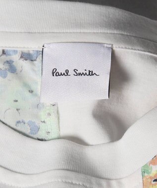 Paul Smith Floral Patchwork ミックスアップ 半袖Tシャツ ホワイト