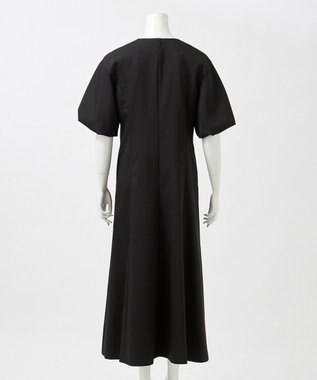 23区 【エステータ】ライトダブルクロス ワンピース ブラック