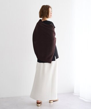 YECCA VECCA サテンフレアスカート Ivory