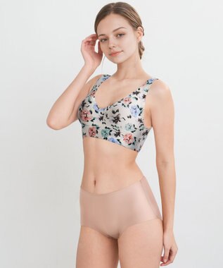 WACOAL 【GOCOCi ゴコチ】 ノンワイヤーブラ まるでつけていないような着ごこち 上向きで立体的なバストシルエット ブラトップ ハーフトップ レディース CGG536 /ワコール ホワイト