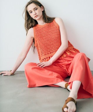 uncrave プレーンジャージー オールインワン オレンジ