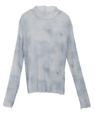 Green Parks シアー柄プルオーバー Charcoal Gray