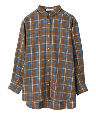 Green Parks ネルチェックシャツ Mustard