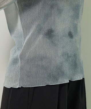 Green Parks シアー柄プルオーバー Charcoal Gray