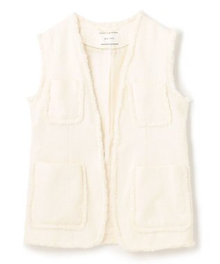 BEIGE， DAHLIA / ツイードジレ Ecru