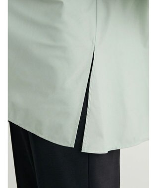 Green Parks ・ｆｕｒｒｙ　ｒａｔｅ　変形キリカエシャツチュニック Gray