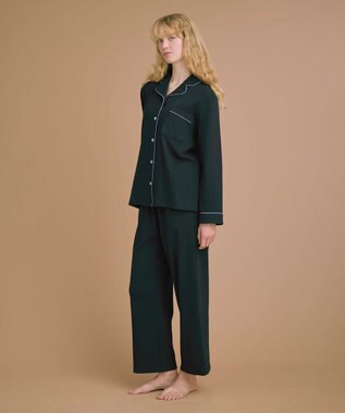 une nana cool 【綿100%】メリークリスマス！パジャマ MADE WITH LIBERTY FABRIC チャコールグレー