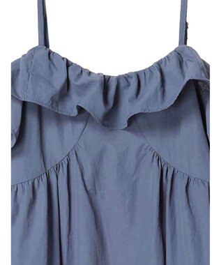 Green Parks ・ＳＵＧＡＲ　ＳＰＯＯＮ　フリルキャミワンピース Blue
