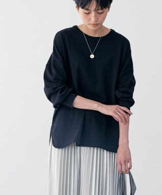 AMERICAN HOLIC センターシームラウンドニットプルオーバー Black