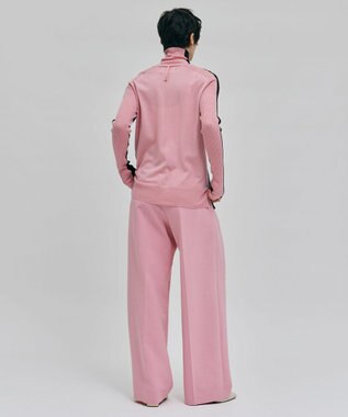 BEIGE， 【洗える】LA MONNAIE / タートルネックニット Bordeaux × Pink