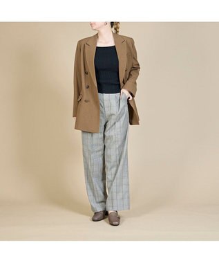 ing <ing>ベルトデザインヒールローファー オーク