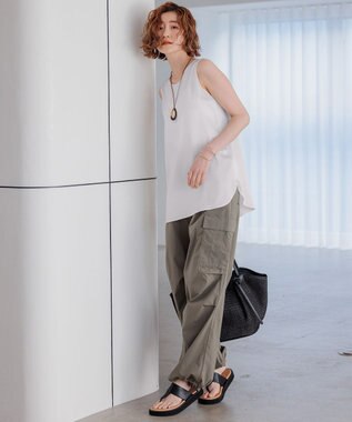 23区 【CLASSY.6月号掲載】ホーンリング ネックレス ベージュ系