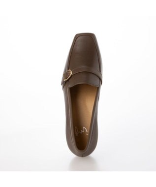 ing <ing>ベルトデザインヒールローファー オーク