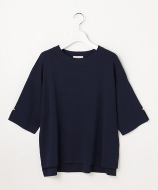 ANY SIS L 【アイスタッチ】ボートネックニット プルオーバー