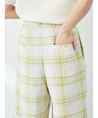 earth music&ecology タックワイドパンツ Check