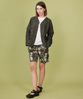 JOSEPH ABBOUD MOUNTAIN 【日本製・アーティストコラボレーション】プレーティング天竺Tシャツ ホワイト系キツツキ