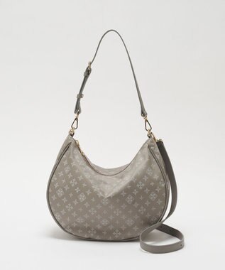 russet ナイロンジャガード2WAYショルダーバッグ(CE-1620) N.Gray