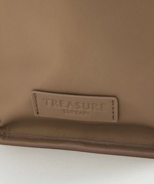 TOPKAPI 【TREASURE TOPKAPI】ナイロン 2way レザーハンドル ミニ トートバッグ グレージュ