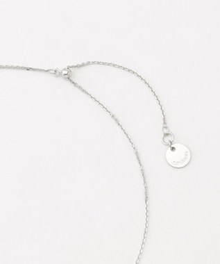 J.PRESS LADIES 【リバーシブル】 エポ オーバル ネックレス ネイビー×ライトグレー系