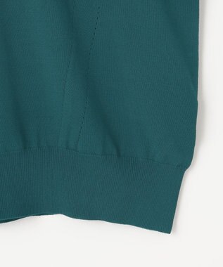 ANY SIS 【洗える】パフスリーブ ニット ダークグリーン