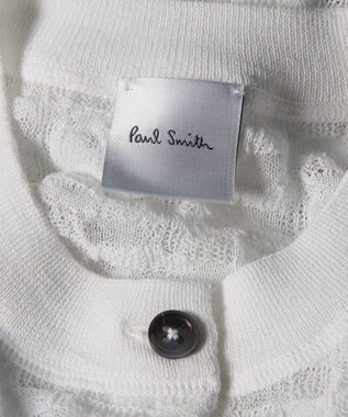 Paul Smith シアークルーネック カーディガン ホワイト