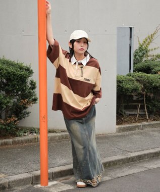 WEGO 【ユニセックス着用ITEM/MLサイズ展開】ヘビーウェイトラガーシャツ ブラウン