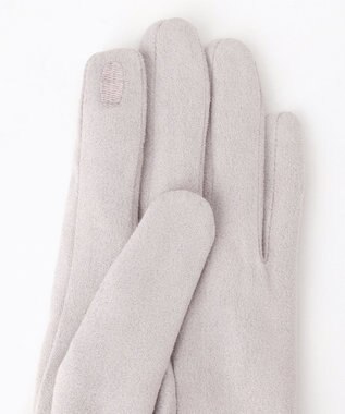 ANY SIS 【スマートフォン対応】シャインストーン グローブ ライトグレー