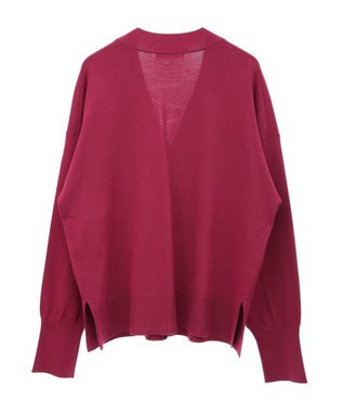 Green Parks 洗える　Ｖネックカーディガン Rose