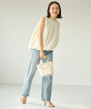 #Newans ジャガードドットバルーンブラウス オフ