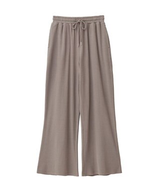 Green Parks ・ｓｗｉｎｇ　ｂｙ　リブカットソーイージーパンツ Gray Beige