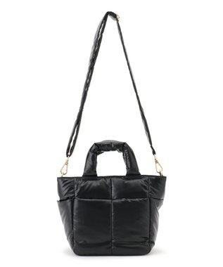 23区 パデッド ミニ ショルダーバッグ ブラック系